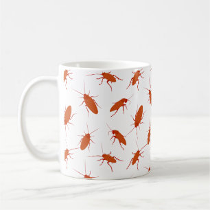 Mug Pest Controller Funny Cockroach Patterned