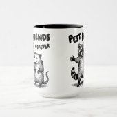 Mug Pest Friends Forever Black Print (Centre)