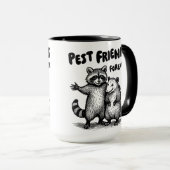 Mug Pest Friends Forever Black Print (Devant droit)