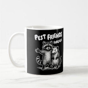 Mug Pest Friends Forever Blanc Imprimer