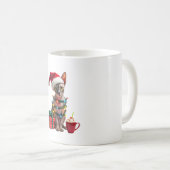 Mug Pet Animal Lovers Cute Sphynx cat Reindeer Antlers (Devant droit)