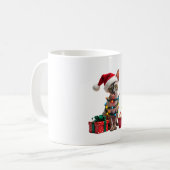 Mug Pet Animal Lovers Cute Sphynx cat Reindeer Antlers (Devant gauche)