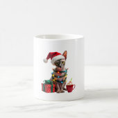 Mug Pet Animal Lovers Cute Sphynx cat Reindeer Antlers (Centre)