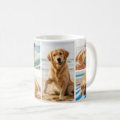 Mug Pet Dog 6 Photo Collage Simple (Devant droit)