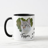 Mug Pet Heart Shape Photo Paw Prints (Gauche)