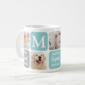 Mug Pet Memorial Chien Perdre Moderne Pastel Photo Col (Devant gauche)