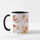 Mug Pet Memorial Meilleur Chien Jamais Photo Collage m (Gauche)