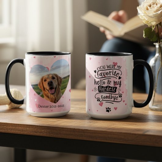 Mug Pet Memorial Photo Coffee