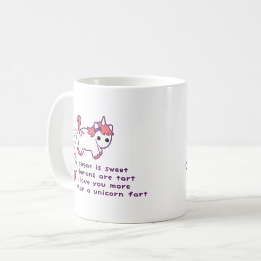 Mug Pet mignon de licorne (Devant gauche)