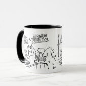 Mug Pet Shop Chien portant panier (Devant gauche)