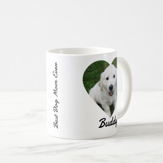 Mug Pet Simple Photo Modern Custom (Devant droit)