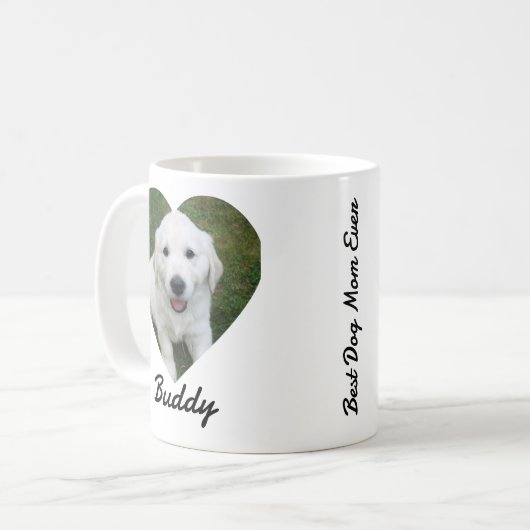 Mug Pet Simple Photo Modern Custom  (Devant gauche)
