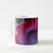 Mug Pétale de pavot et petites fleurs roses (Devant gauche)