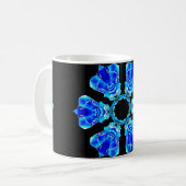 Mug Pétales bleues (Devant gauche)