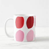 Mug Pétales de fleurs roses rouges (Gauche)