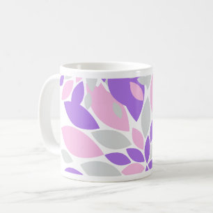 Mug Pétales Magiques Fleurs violettes