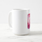 Mug Pétales Roses en verre rouge (Devant gauche)