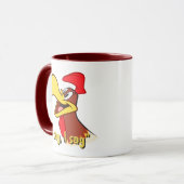 Mug Pétard Vers le Haut (Devant gauche)