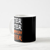Mug Peter Citrouille Costume Mangeur Halloween (Devant gauche)