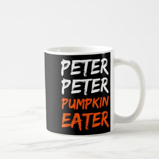 Mug Peter Citrouille Costume Mangeur Halloween (Droite)