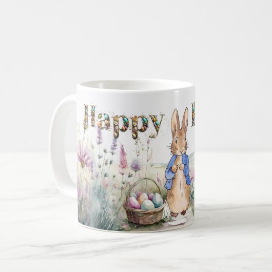 Mug Peter le lapin Joyeux Pâques (Devant gauche)