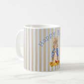 Mug Peter le lapin Joyeux salut de Pâques (Devant gauche)