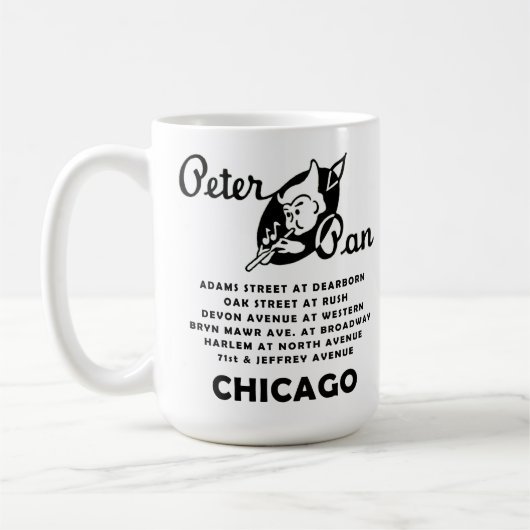 Mug Peter Pan Snack Shop, Chicago (Gauche)