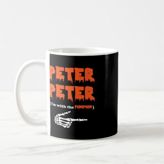 Mug Peter Peter est avec le citrouille (Gauche)