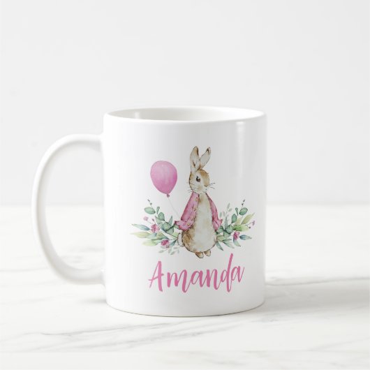 Mug Peter Rabbit Nom du bébé (Gauche)