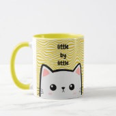 Mug Petit à petit chat mignon - Un Sip Whimsical (Gauche)