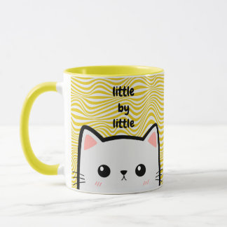 Mug Petit à petit chat mignon - Un Sip Whimsical