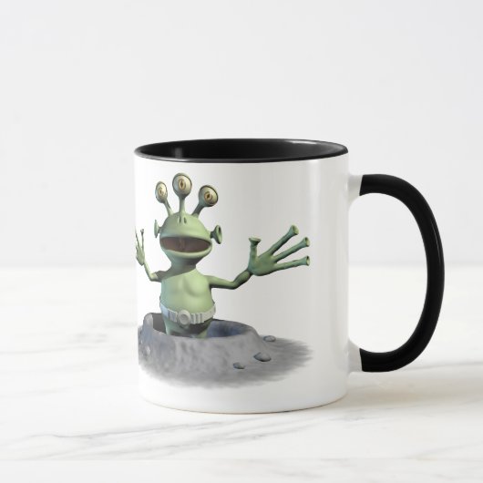 Mug Petit alien vert (Droite)