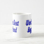 Mug Petit ami avec demi-script bleu (Centre)