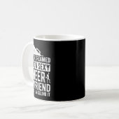 Mug Petit Ami De Cheerleader Drôle Petit Ami D'une Che (Devant gauche)