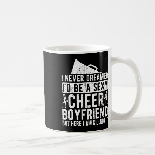 Mug Petit Ami De Cheerleader Drôle Petit Ami D'une Che (Droite)