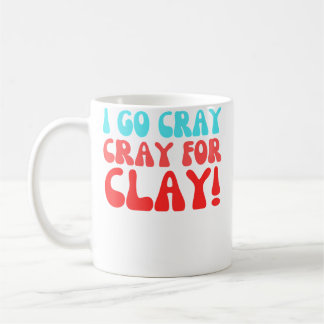 Mug Petit ami drôle appelé céramiste d'argile et de po