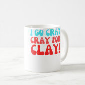 Mug Petit ami drôle appelé Clay et céramiste de poteri (Devant droit)
