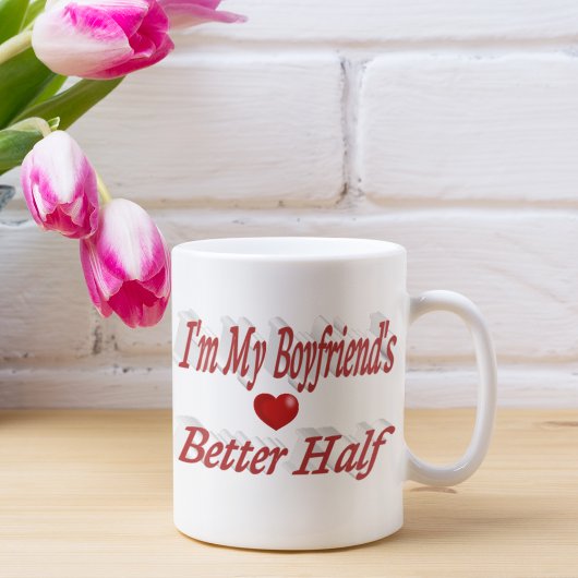 Mug Petit ami drôle citation texte rouge