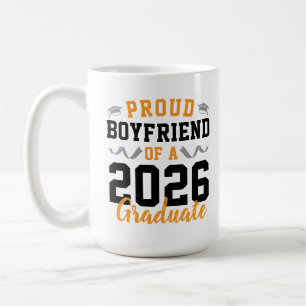 Mug Petit ami fier d'une fête de remise de diplômes pe