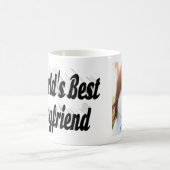 Mug Petit ami photo noir script (Centre)