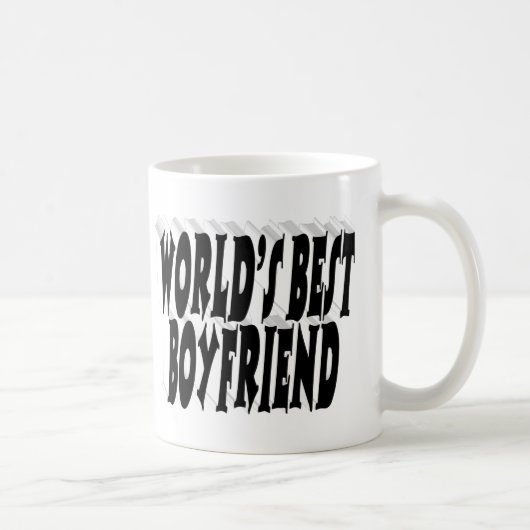 Mug Petit ami typographie noire (Droite)