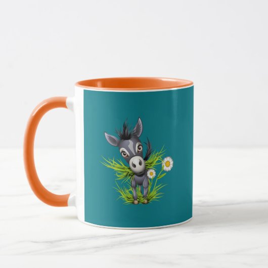 Mug Petit âne gris brun (Gauche)