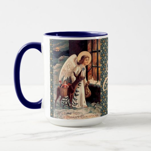 Mug Petit Ange avec Cerf (Gauche)
