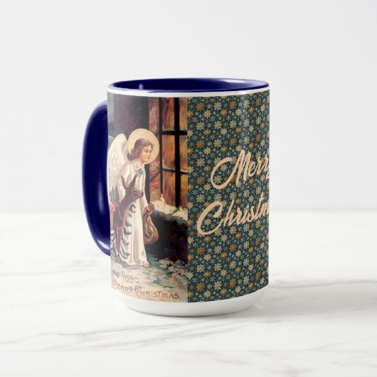 Mug Petit Ange avec Cerf (Devant gauche)