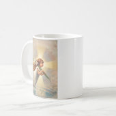 Mug Petit ange bébé tenant des lis (Devant gauche)