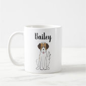 Mug Petit animal de compagnie Brown Fluffy Chien Whims (Gauche)