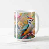 Mug Petit arc-en-ciel Pic Imaginaire Oiseau (Devant droit)