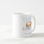 Mug Petit Baby shower d'aquarelle bleu Dumpling (Devant droit)