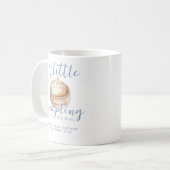 Mug Petit Baby shower d'aquarelle bleu Dumpling (Devant gauche)