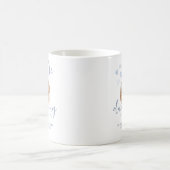 Mug Petit Baby shower d'aquarelle bleu Dumpling (Centre)
